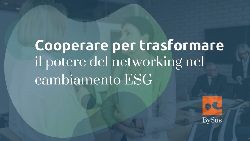 il potere del networking nel cambiamento ESG (1)